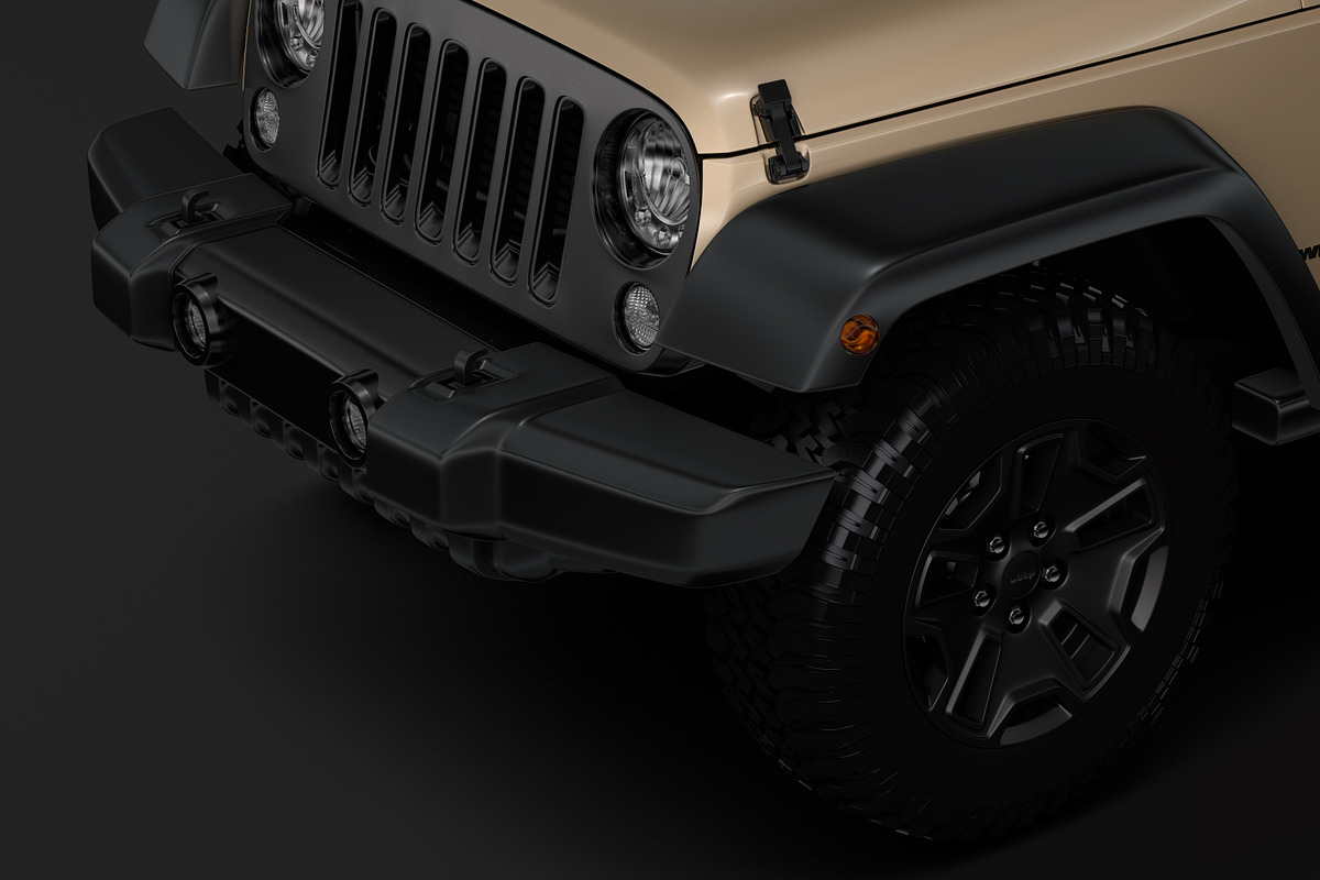 Jeep Wrangler Willys Wheeler JK 2017 in Vehicles - product preview 8
