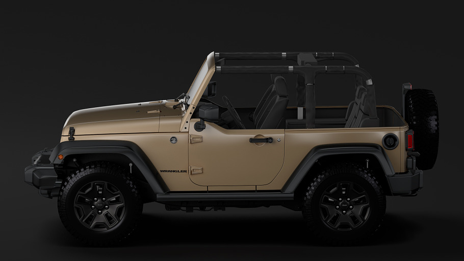Jeep Wrangler Willys Wheeler JK 2017 in Vehicles - product preview 1