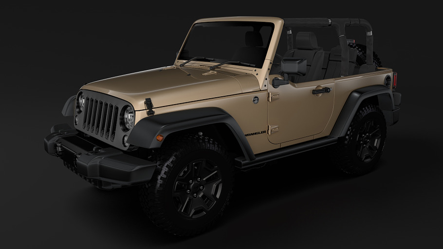 Jeep Wrangler Willys Wheeler JK 2017 in Vehicles - product preview 4