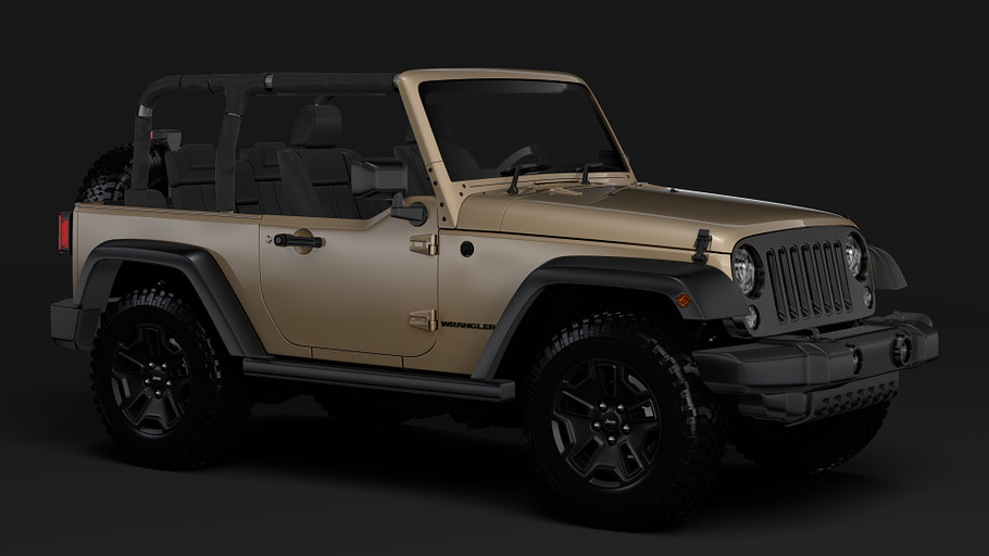 Jeep Wrangler Willys Wheeler JK 2017 in Vehicles - product preview 5