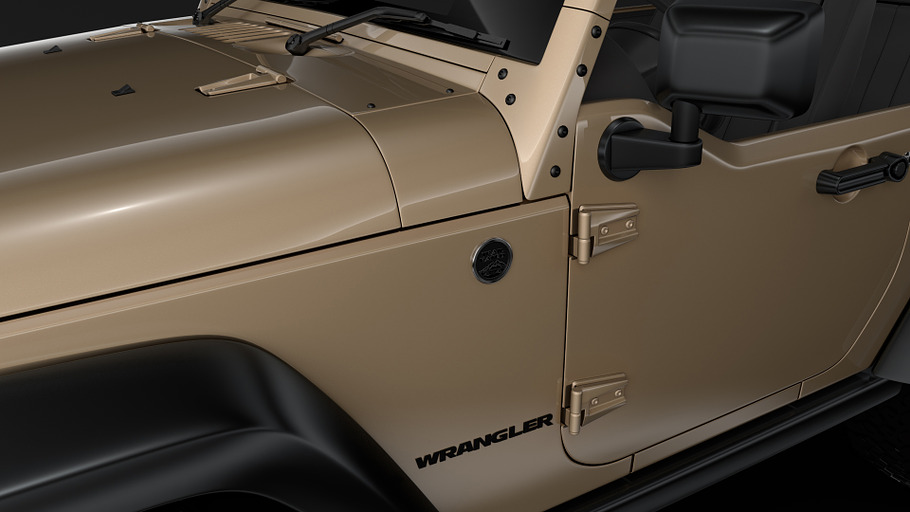Jeep Wrangler Willys Wheeler JK 2017 in Vehicles - product preview 9