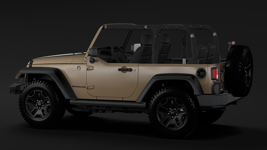 Jeep Wrangler Willys Wheeler JK 2017 in Vehicles - product preview 10