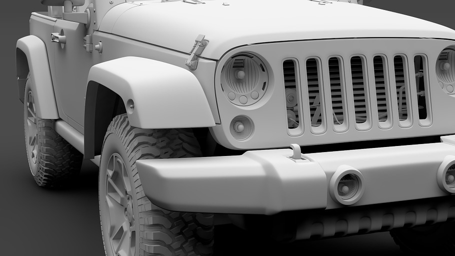 Jeep Wrangler Willys Wheeler JK 2017 in Vehicles - product preview 11