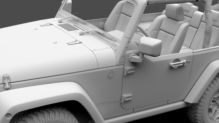 Jeep Wrangler Willys Wheeler JK 2017 in Vehicles - product preview 12
