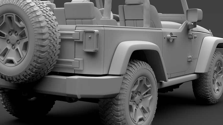 Jeep Wrangler Willys Wheeler JK 2017 in Vehicles - product preview 14