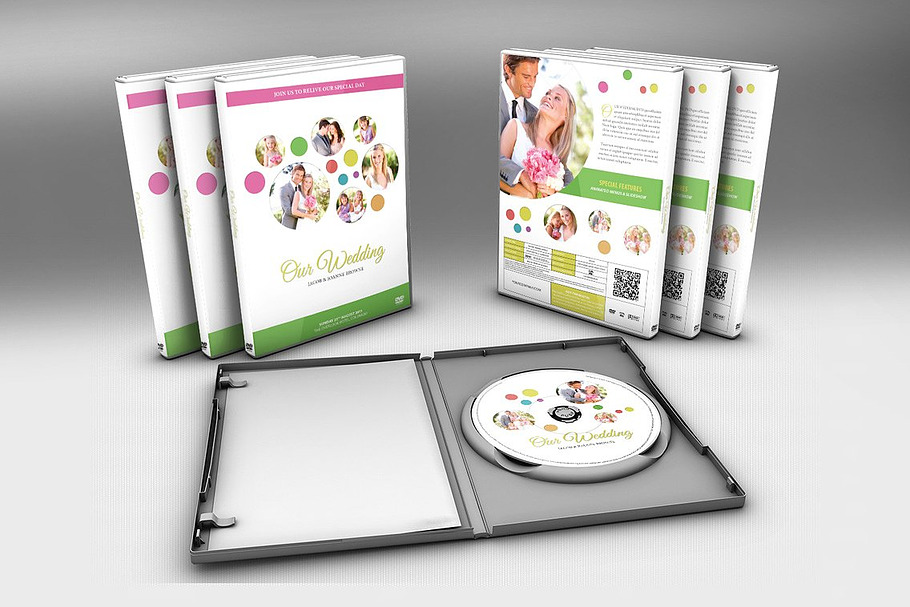 Wedding DVD Cover Template