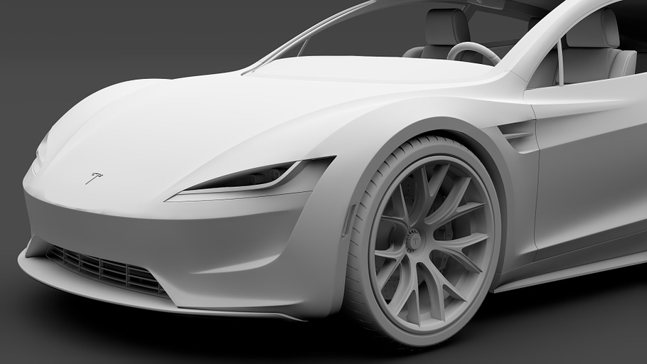 Tesla Roadster 2020 in Vehicles - product preview 3