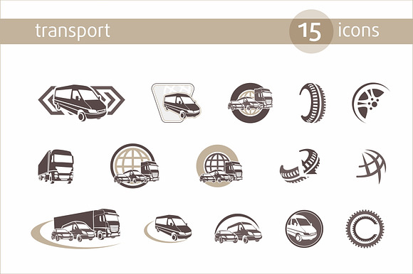 Vector Icons for Logo Design in Technology Icons - product preview 5