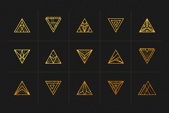 25 Linear Geometric Logos. Part III in Logo Templates - product preview 1
