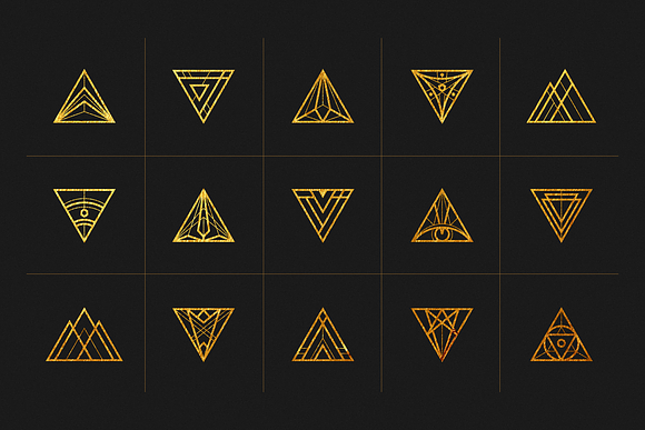 25 Linear Geometric Logos. Part III in Logo Templates - product preview 2