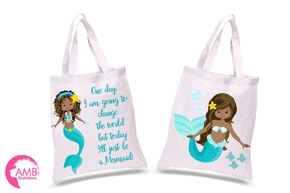 Mermaid princess AMB-1363 in Illustrations - product preview 1