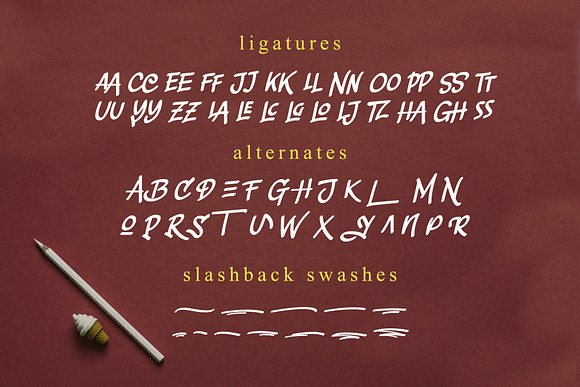 Slashback Typeface in Display Fonts - product preview 5