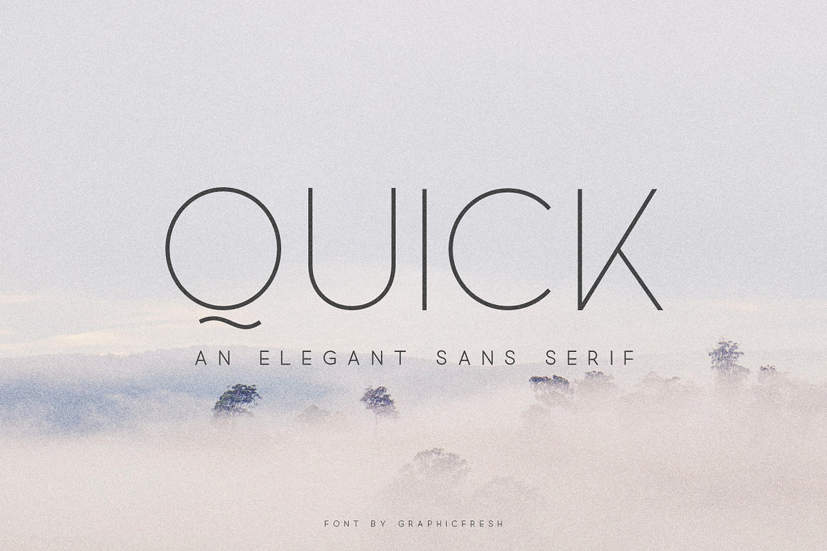 Quick - An Elegant Sans Serif in Website Fonts - product preview 8