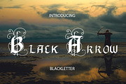 Black Arrow blackletter font