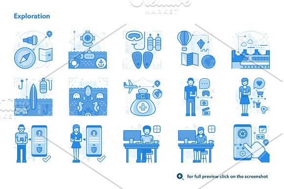 300 UI UX Illustrations in UI Icons - product preview 7