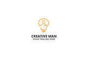 Creative Man Logo Template