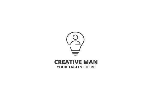 Creative Man Logo Template in Logo Templates - product preview 1