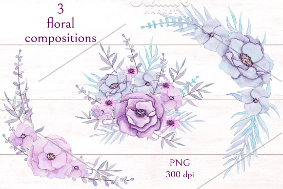 Violet Butterflies in Illustrations - product preview 3