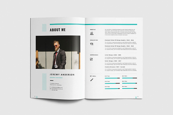 Graphic Design Portfolio in Brochure Templates - product preview 1