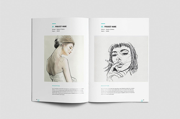 Graphic Design Portfolio in Brochure Templates - product preview 20