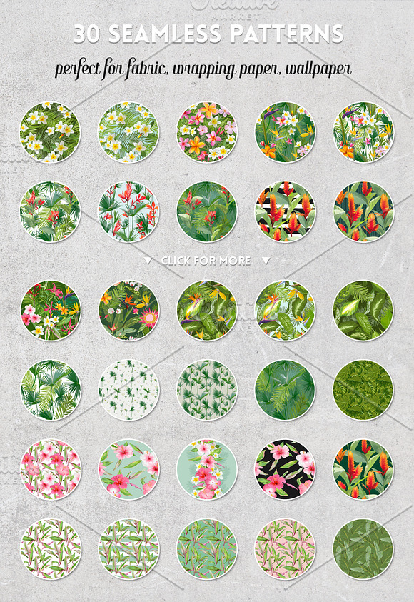 Tropical Design Backgrounds Bundle in Illustrations - product preview 8