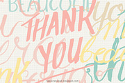 Hand Lettering - Thank You