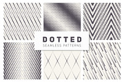 Dotted Seamless Patterns. Set 1
