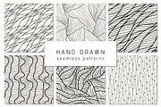 Hand-Drawn Seamless Patterns Set 1