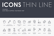 Сleaning thinline icons
