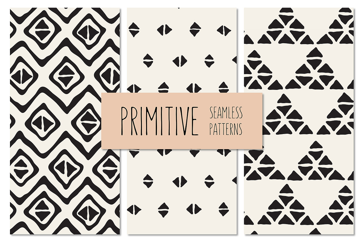 Primitive Seamless Patterns Set 2 in Patterns - product preview 8