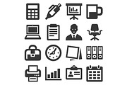 Office Supplies Icons Set