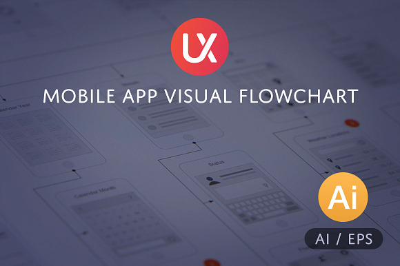 Mobile App Visual Flowchart AI in Mobile & Web Mockups - product preview 3