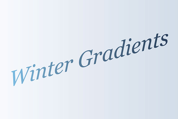 Winter Gradients 1 in Photoshop Gradients - product preview 1