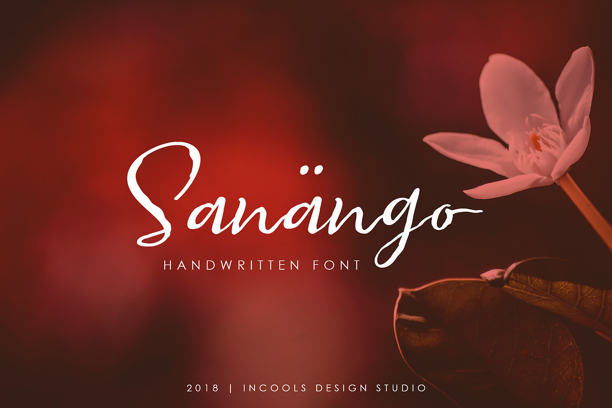 Sanango in Script Fonts - product preview 8