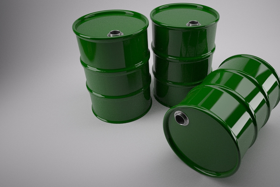 Oil Barrel in Objects - product preview 8