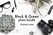 Black & Green photo bundle