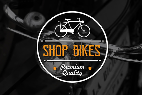 Bicycle Vintage logo & Badge in Logo Templates - product preview 1