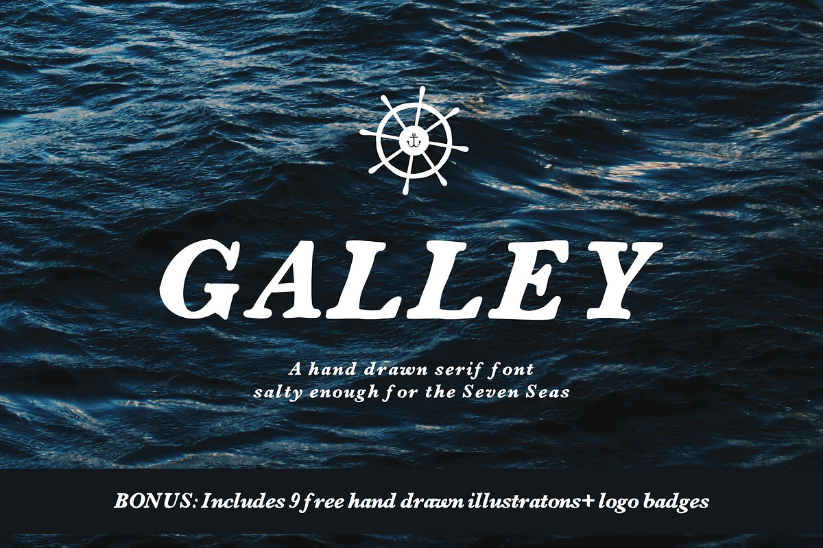 Galley Font + Logo Badges in Serif Fonts - product preview 8