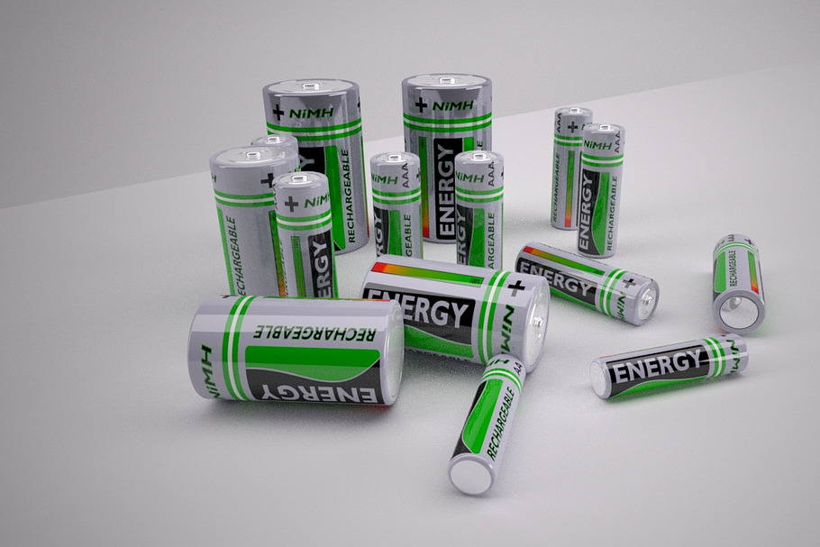 Recharable NiMh Batteries in Objects - product preview 8