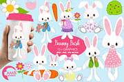 Easter Bunny Clipart AMB-370