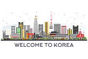 South Korea City Skyline