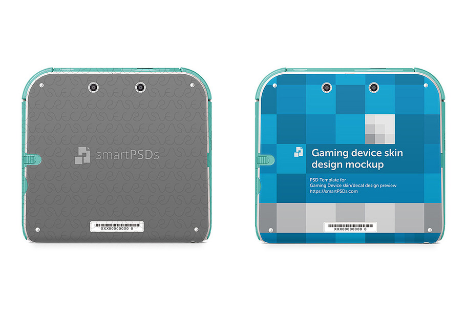Nintendo 2DS Skin Decal Design  in Product Mockups - product preview 8