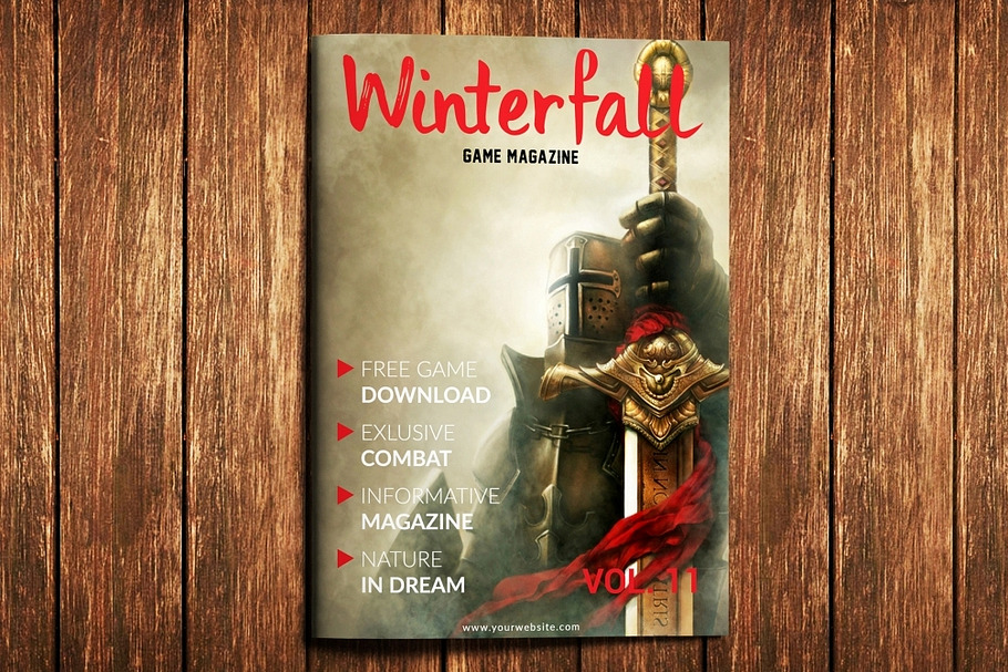 Game Magazine in Magazine Templates - product preview 8