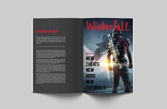 Game Magazine in Magazine Templates - product preview 2