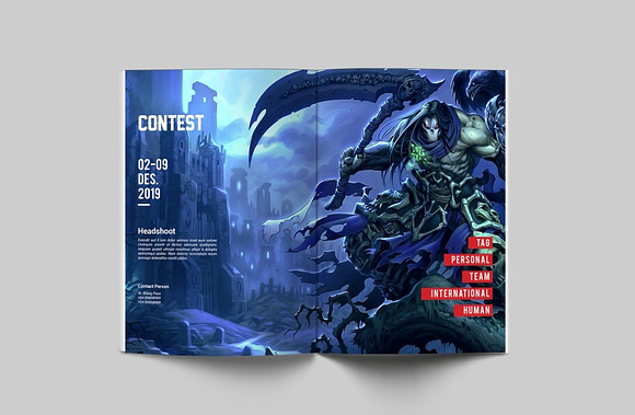 Game Magazine in Magazine Templates - product preview 3