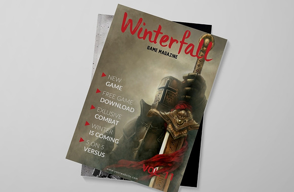 Game Magazine in Magazine Templates - product preview 13
