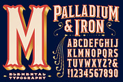 Lettering Design: Palladium & Iron