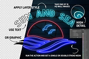 Neon Text Layer Styles FREE BRUSHES
