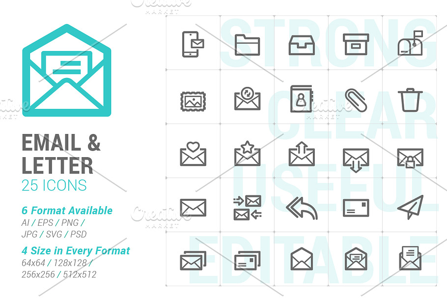 Email & Letter Mini Icon