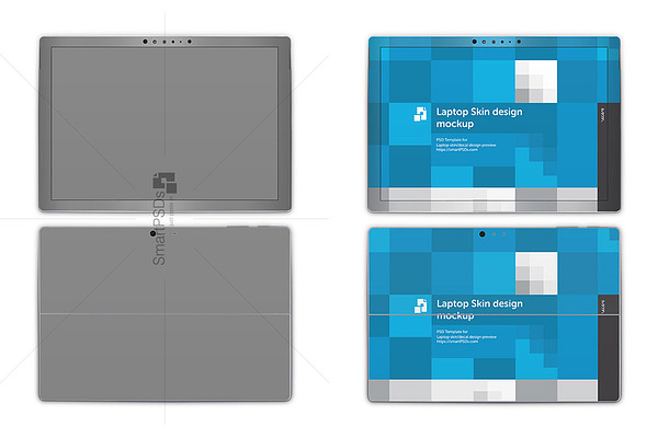 Download Surface Pro 4 Laptop Skin Mockup ~ Product Mockups ...